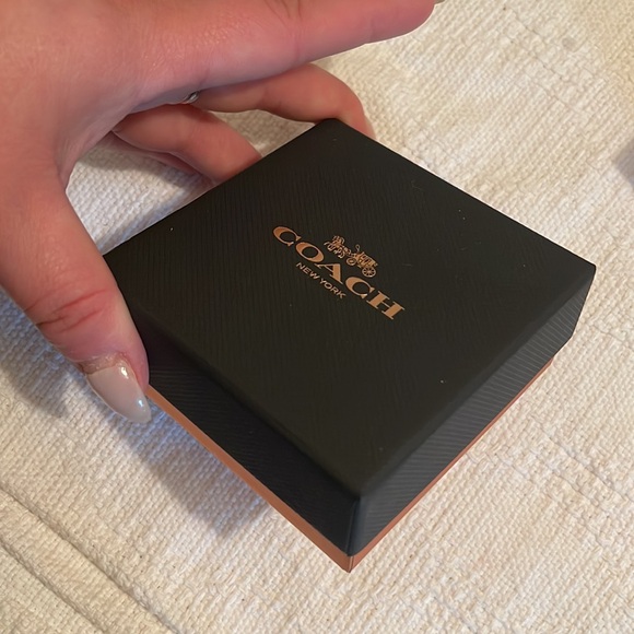 COACH - Signature stone stud earrings- NWT (2 sets available) - Picture 5 of 10